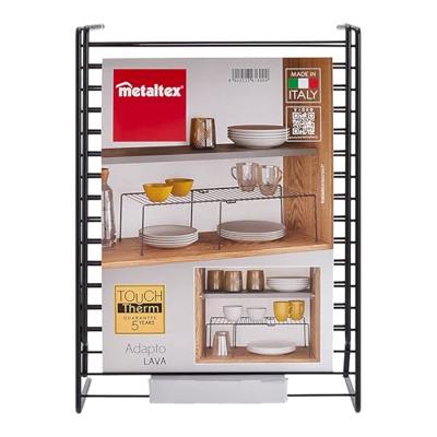 Metaltex Smart Kitchen Ruimtewinner 24x15x33/57 cm Zwart