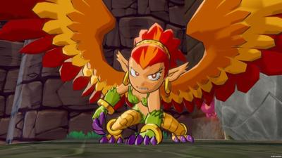 Wonder Boy Asha in Monster World (verpakking Frans, game Engels)
