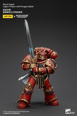 Warhammer 40K Action Figure - Blood Angels Legion Praetor with Paragon Blade Warhammer 40K Action Figure - Blood Angels Legion Praetor with Paragon Blade