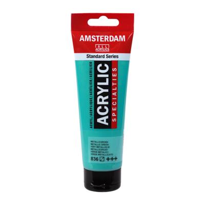 Royal Talens Amsterdam Standard Series Acrylverf Tube 120 ml - Metallicgroen 836