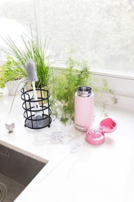 Nuby Silicone Flessenborstel met Houder Nuby Silicone Flessenborstel met Houder