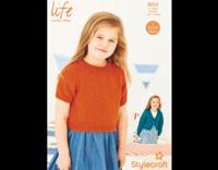 Breipatroon Stylecraft Life DK Meisjes Top en Vest 8904 - thumbnail