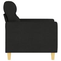 Fauteuil 60 cm stof zwart - thumbnail