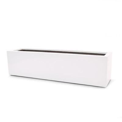 Argento Balcony Box M 80x20x20 cm Shiny White Argento Balcony Box M 80x20x20 cm Shiny White