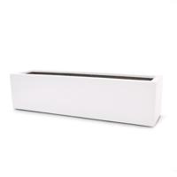 Argento Balcony Box M 80x20x20 cm Shiny White - thumbnail
