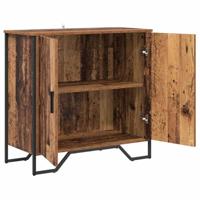 Dressoir met plank met opslag met de deur Bruin 78 x 35,5 x 74,5 cm Bewerkt hout - thumbnail