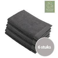 Walra Remade Cotton Gastendoekje 30 x 50 cm 550 gram Grey - 6 stuks - thumbnail