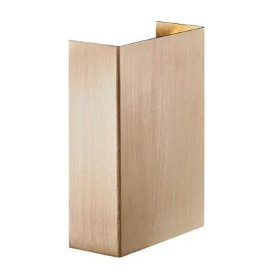 Buitenlamp messing Up en down ingebouwde LED lichtbron "Nordlux Fold 10" 10 cm