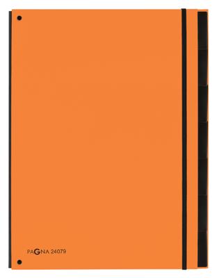 Sorteermap Pagna Trend A4 7 tabs oranje