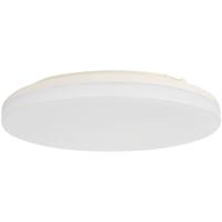 LED Plafondlamp - Plafondverlichting - Badkamerlamp - Andres - Opbouw Rond 30W - Waterdicht IP54 - Helder/Koud Wit 6400K - Mat Wit - Kunststof - thumbnail