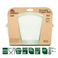 Food Huggers Herbruikbare bewaarzak - 900ml - juniper clear - thumbnail