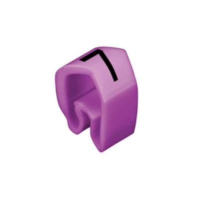 Weidmüller CLI C 2-4 VI/SW 7 MP Markeerring Opdruk 7 Buitendiameter 4 tot 10 mm 0251311524 Weidmüller CLI C 2-4 VI/SW 7 MP Markeerring Opdruk 7 Buitendiameter 4 tot 10 mm 0251311524