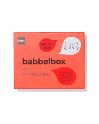 HEMA Babbelbox voor tortelduifjes