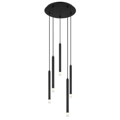 Globo Design hanglampRyan 5-lichts zwart - 15629-5