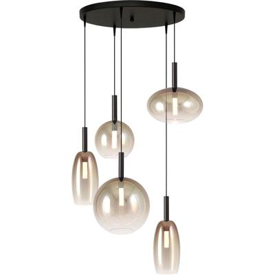 Masterlight 5L vide hanglampLido Ball met gold-fading glas - 2862-05-02-50-5-1234