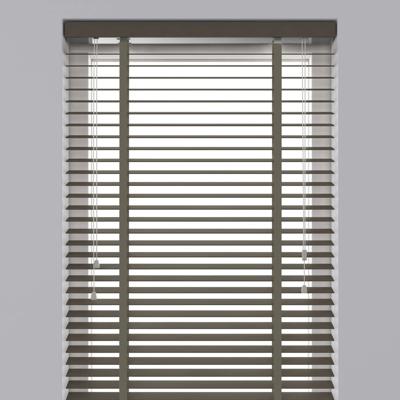 Decosol Jaloezieën 50 mm 100x130 cm hout taupe