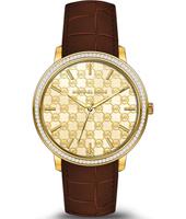 Horlogeband Michael Kors MK2632 Leder Bruin 20mm - thumbnail