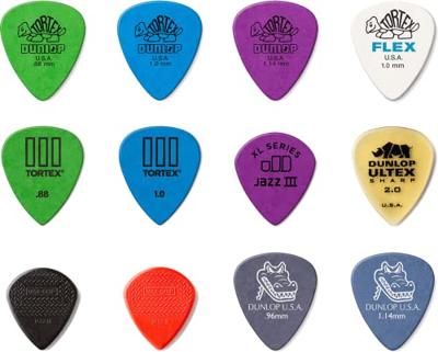 Dunlop PVP113 Electric Pick Variety Pack plectrum set 12 stuks