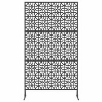 VidaXL Privacyscherm zwart 100 x 50 x 180 cm staal - thumbnail