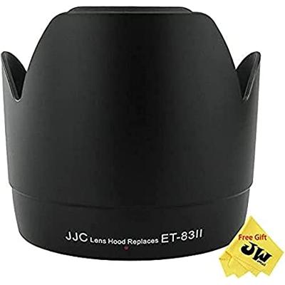 JJC ET 83II Canon zonnekap zwart
