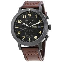 Horlogeband Fossil CH3086 Leder Donkerbruin 22mm - thumbnail