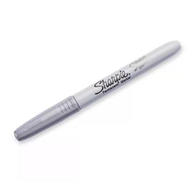 Sharpie permanente marker metallic, fijne punt, zilver