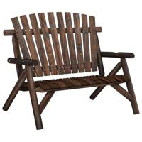 3-delige Loungeset massief vurenhout - thumbnail