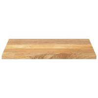 Tafelblad rechthoekig 70x60x2,5 cm massief mangohout - thumbnail