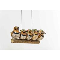 Metalen Spechtenfamilie van 5 - thumbnail