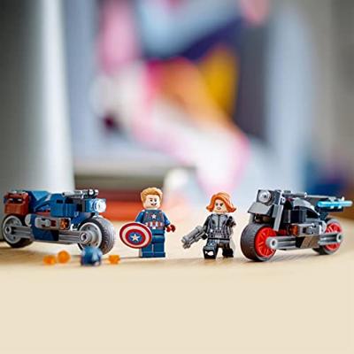 Lego Marvel 76260 Captain America en Black Widow Motoren Lego Marvel 76260 Captain America en Black Widow Motoren