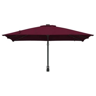 Tuinparasol Bordeauxrood 248.5 x 247.5 x 160 cm Stof Tuinparasol Bordeauxrood 248.5 x 247.5 x 160 cm Stof
