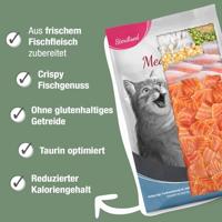PLATINUM - Kattenvoer MeatCrisp Sterilised Fish uit de versvleesdroger - 1,5 kg kattenvoer met 82% vers vlees - droogvoer voor katten - Crispy Biss - gereduceerd caloriegehalte - thumbnail