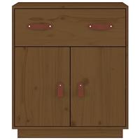 Dressoir 65,5x40x75 cm massief grenenhout honingbruin - thumbnail