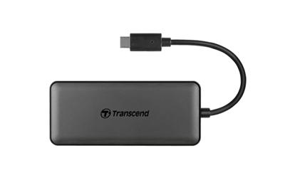 Transcend 6-in 1 Port Hub PD SD/MicroSD Reader USB 3.1 Gen 2 Type-C - thumbnail