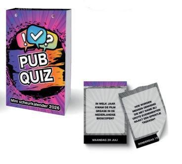 Pub Quiz Mini Scheurkalender 2026 Pub Quiz Mini Scheurkalender 2026