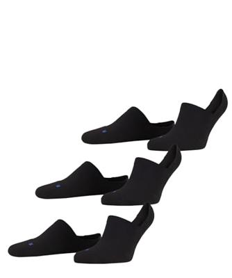 FALKE 3-paar unisex Footies die niet afzakken - Cool Kick - Kousenvoetjes voor dames en heren - Sokken in loafers - Anti-slip