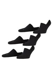 FALKE 3-paar unisex Footies die niet afzakken - Cool Kick - Kousenvoetjes voor dames en heren - Sokken in loafers - Anti-slip - thumbnail