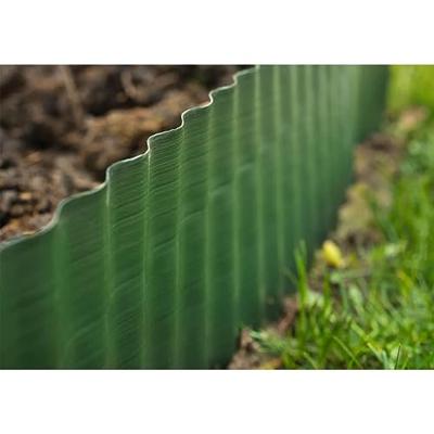Groene polyethyleen gazonrand H15 cm * 9 meter