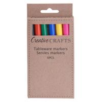 Porselein Stiften, 6st. - thumbnail