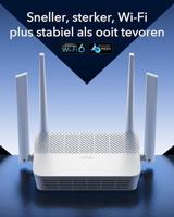 Cudy WR3000S draadloze router Gigabit Ethernet Dual-band (2.4 GHz / 5 GHz) - thumbnail