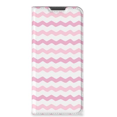 OPPO A54 5G | A74 5G | A93 5G | Hoesje met Magneet | Waves Roze
