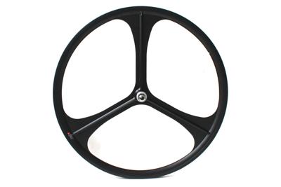 Teny Rim Tri Spoke Fixed Gear Achterwiel - Zwart Teny Rim Tri Spoke Fixed Gear Achterwiel - Zwart