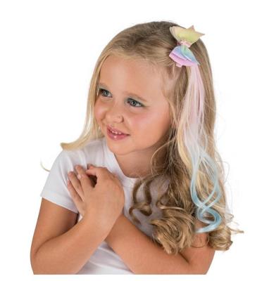 Eenhoorn Clip Met Blauw/Roze Haar