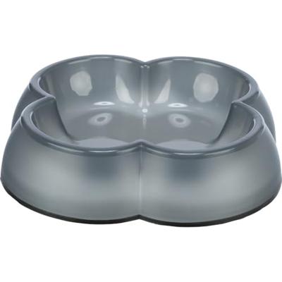 TRIXIE VOERBAK / WATERBAK TRANSPARANT KUNSTSTOF / RUBBERRING ASSORTI 12 CM 250 ML 4 ST TRIXIE VOERBAK / WATERBAK TRANSPARANT KUNSTSTOF / RUBBERRING ASSORTI 12 CM 250 ML 4 ST