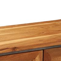 VidaXL Dressoir 65x30x70 cm gerecycled teakhout en staal - thumbnail