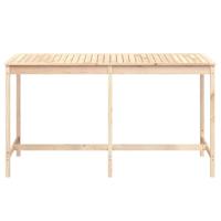 Tuintafel 203,5x90x110 cm massief grenenhout - thumbnail