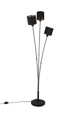 Trio VloerlampTommy 3-lichts zwart - R46333979