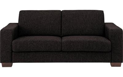 Goossens Bank N-joy Divana grijs, stof, 2-zits, stijlvol landelijk