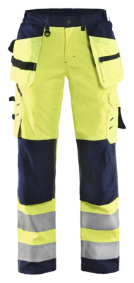 Blåkläder Dames Softshell werkbroek High-Vis 71672517 | High-Vis Geel/Marineblauw | Maat 44 - 7330509540084 Blåkläder Dames Softshell werkbroek High-Vis 71672517 | High-Vis Geel/Marineblauw | Maat 44 - 7330509540084