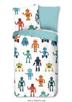 Good Morning Kinderdekbedovertrek "robots" - Multi - (135x200 cm) - Katoen - thumbnail